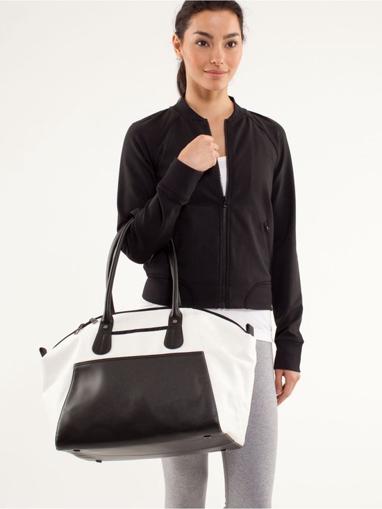 lululemon athletica Handbags - Lululemon Vinyasa To Vino Bag Canvas
Natural / Black